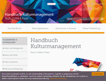 Tablet Screenshot of kulturmanagement-portal.de